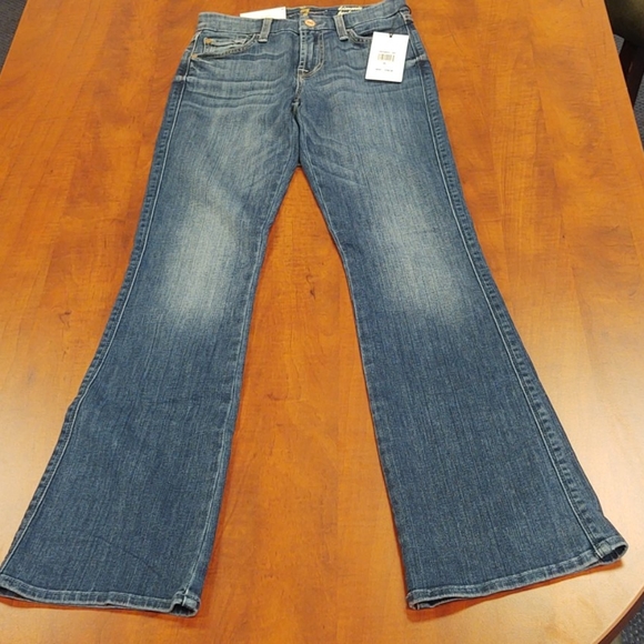 7 For All Mankind Tailorless Kimmie Bootcut Jeans NWOT - Picture 11 of 12
